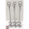 Image 1 : 6 CHROME 12" CARD HOLDERS