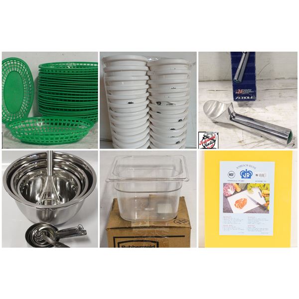 FEATURED LOTS: NEW & USED RESTAURANT SMALLWARES