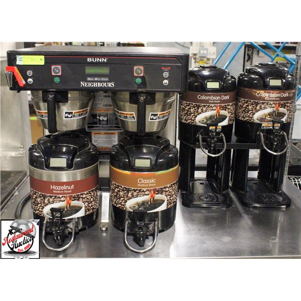 BUNN COFFEE DOUBLE THERMOS BREWER