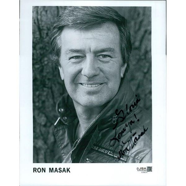 Murder, She Wrote Ron Masak Actor Signed Photo JSA Authenticated Personalized