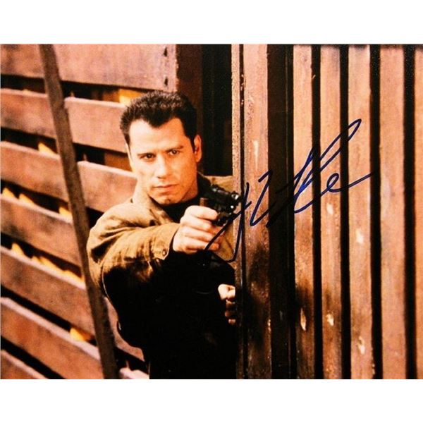 Face Off John Travolta signed movie photo