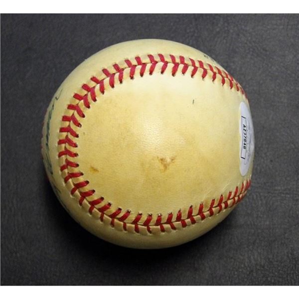 Chicago Cubs Billy Herman Signed Official Rawlings National League Baseball JSA Authenticated
