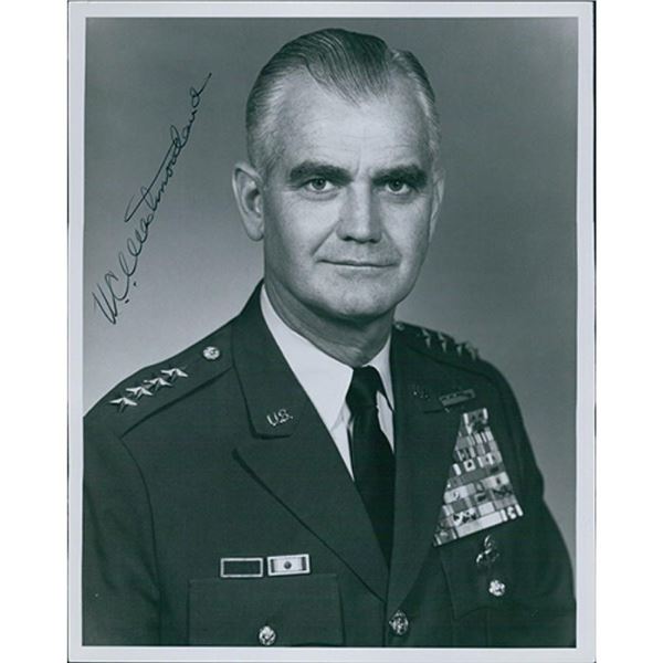 General William Westmoreland Signed Photo