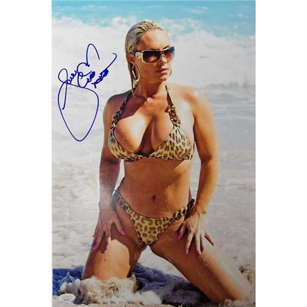 Model Coco Austin signed photo. JSA Authenticated