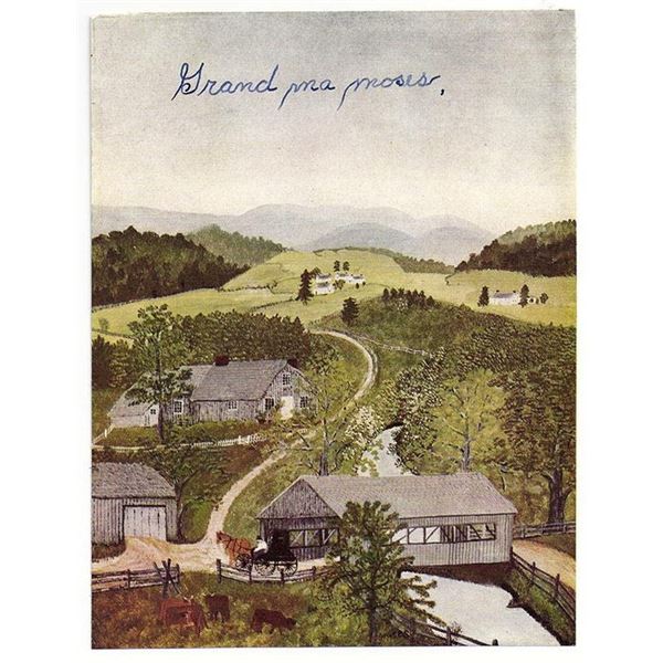 Grandma Moses signed print