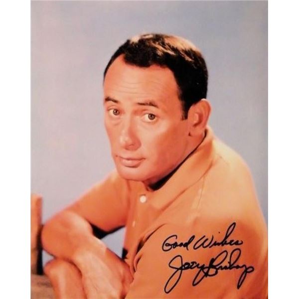 The Rat Pack Joey Bishop signed portrait photo