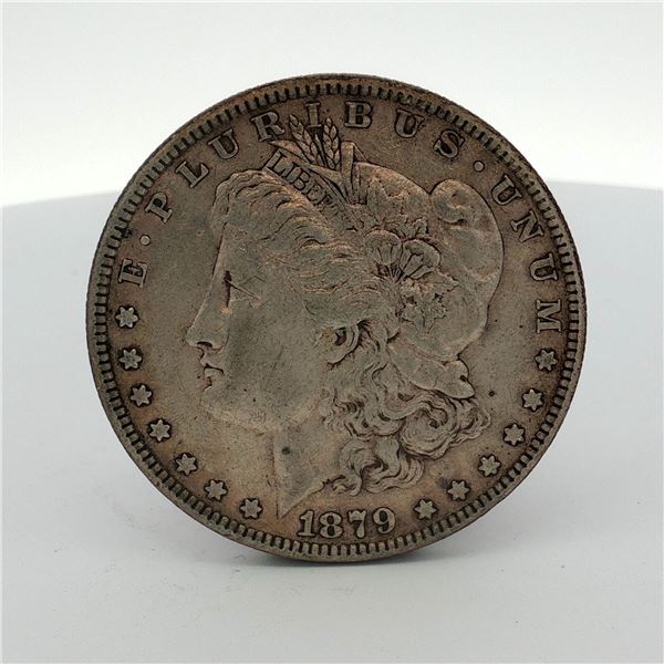 1879 US One Dollar Morgan Silver Dollar, Circulated