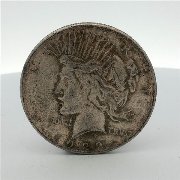 1922 US Peace Silver Dollar