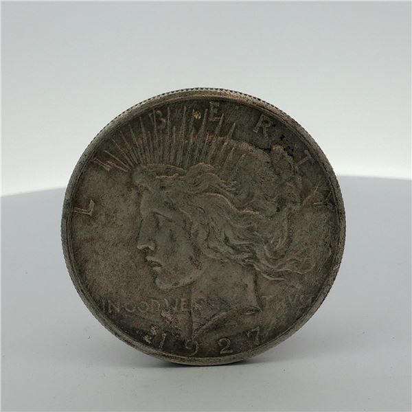 1927 US Peace Silver Dollar
