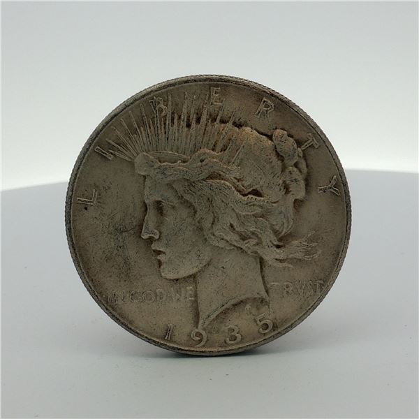 1935 US Peace Silver Dollar