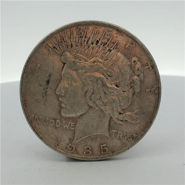1935-S US Peace Silver Dollar