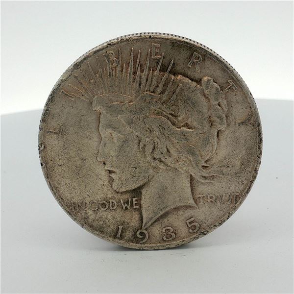 1935-S US Peace Silver Dollar