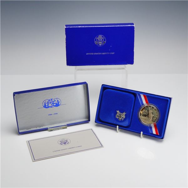 1986-S US Liberty Silver Dollar Ellis Island Centennial Commemorative Proof