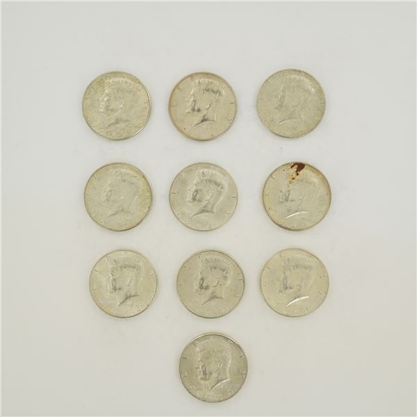 A Collection of US 1964 Kennedy Half Dollars $5.00 Face Value