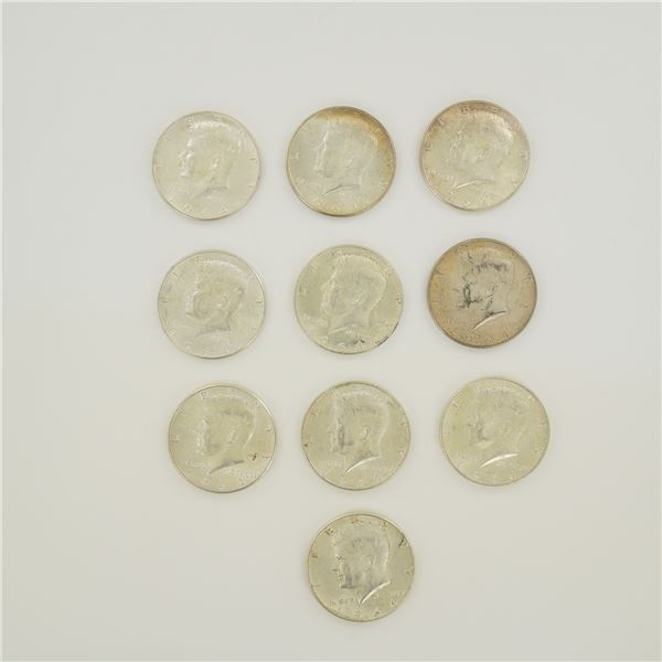 A Group of US 1964 Kennedy Half Dollars $5.00 Face Value
