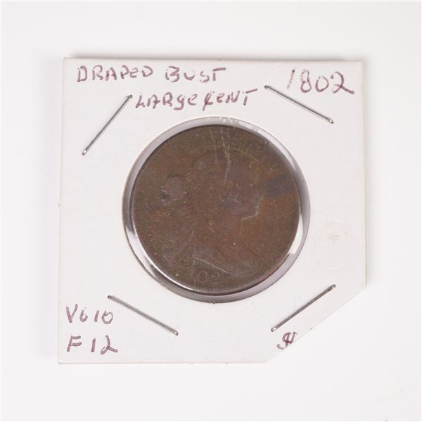 1802 Draped Bust 1 Cent Coin