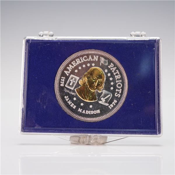 1976-L James Madison American Patriots Silver and Gold Bullion