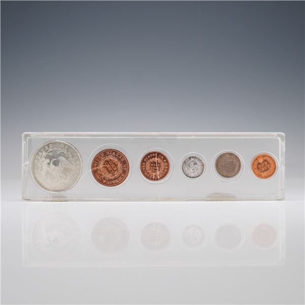 Silver and Copper Replica Set of Early U.S. Coin Designs