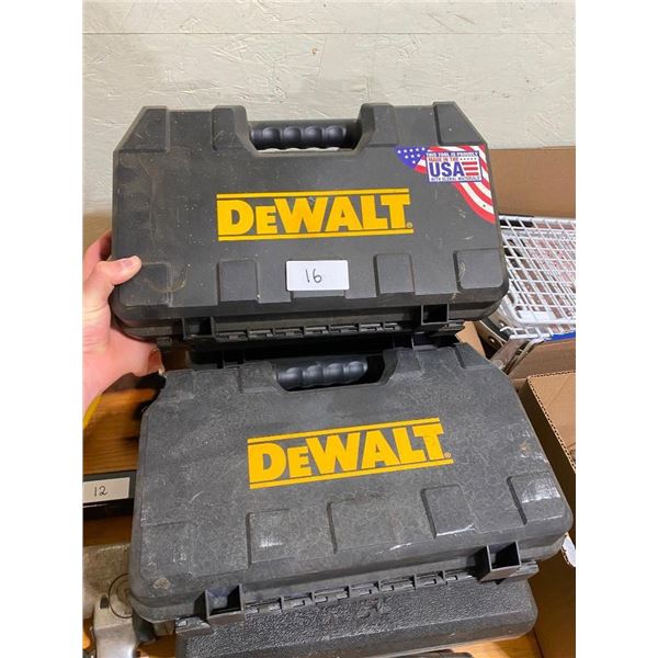 2 DEWALT CASES