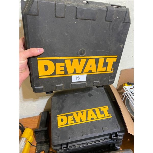 3 DEWALT CASES