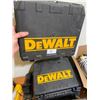 Image 1 : 3 DEWALT CASES