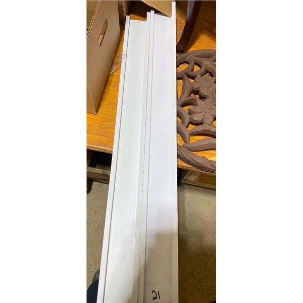 2 WALL MOUNTED SHELVES