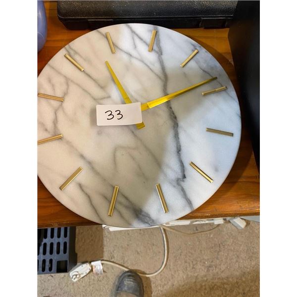 MARBLE CLOCK