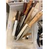 Image 1 : BOX LOT OF KITCHEN KNIVES