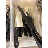 Image 1 : BOX LOT OF KITCHEN KNIVES
