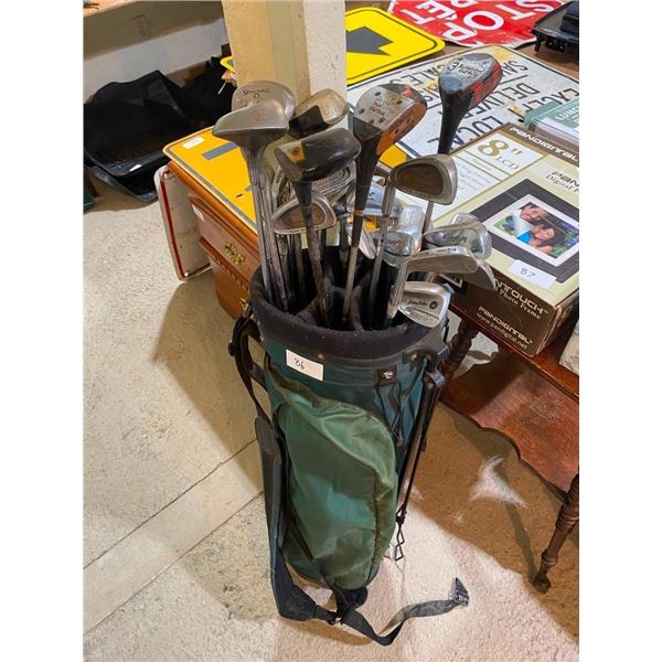 GULF CLUBS WITH GOLF BAG