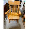 Image 1 : WOODEN ROCKING CHAIR