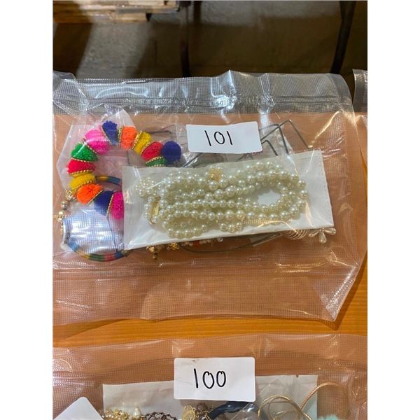 SEALED BAG OF JEWELRY