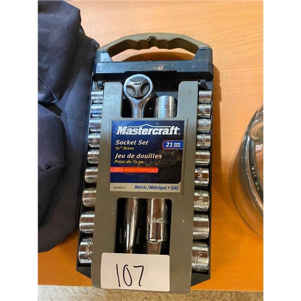 MASTERCRAFT 3/8 IN DRIVE SOCKET SET