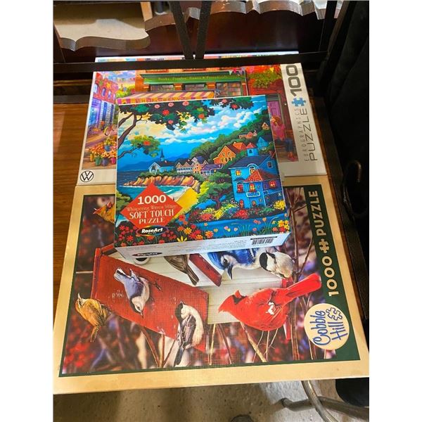 3 OF 1000-PC PUZZLES