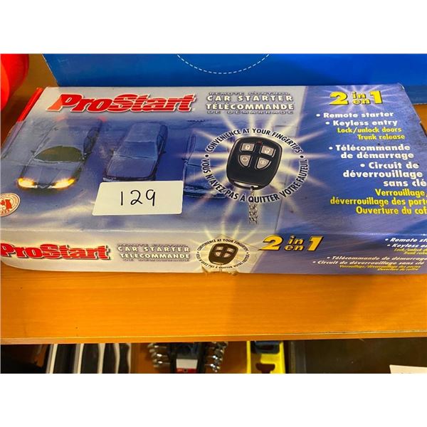 REMOTE CONTROL CAR STARTER