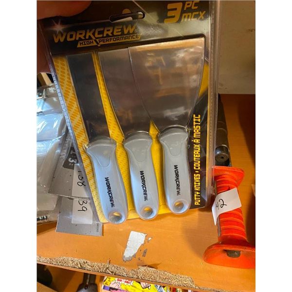 3-PC PUTTY KNIVES SET