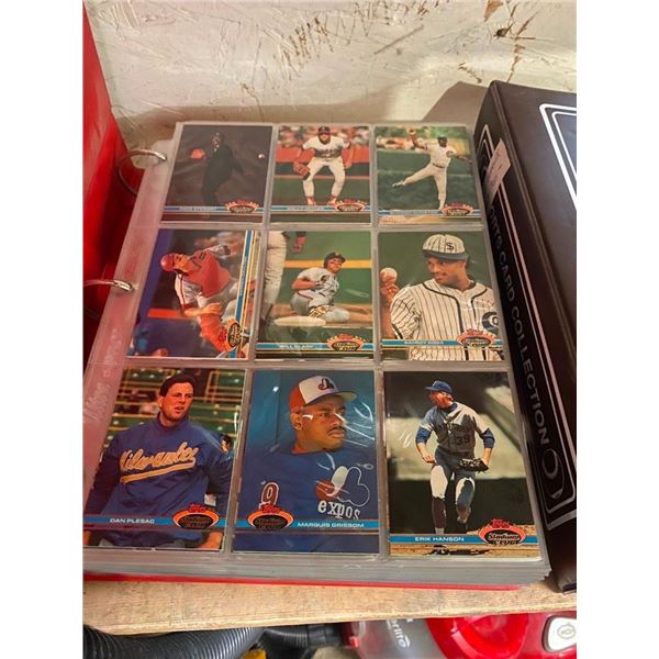 BINDER OF BASEBALL CARDS