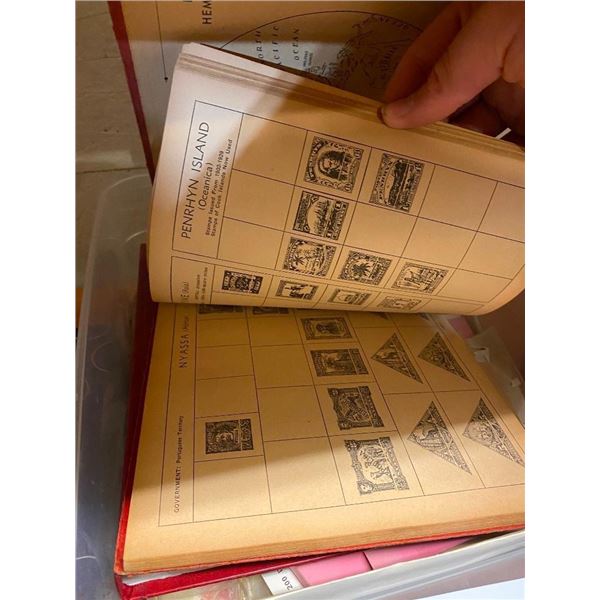 BOX LOT OF POSTAGE STAMPS