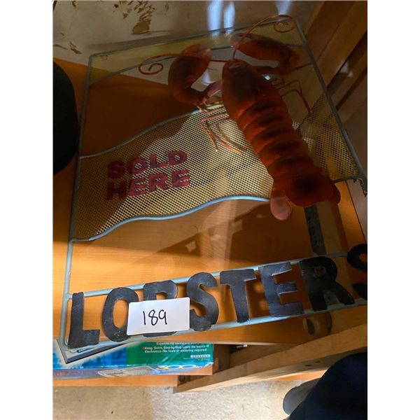 LOBSTER SIGN