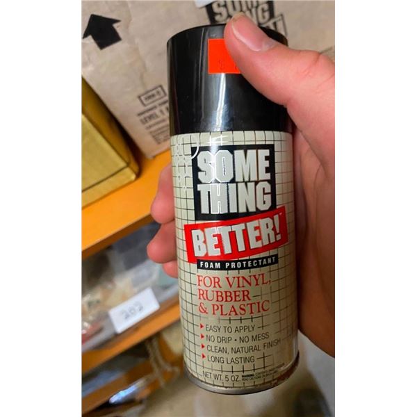 APPROX. 22 CANS OF FOAM PROTECTANT FOR VINYL, RUBBER, AND PLASTIC