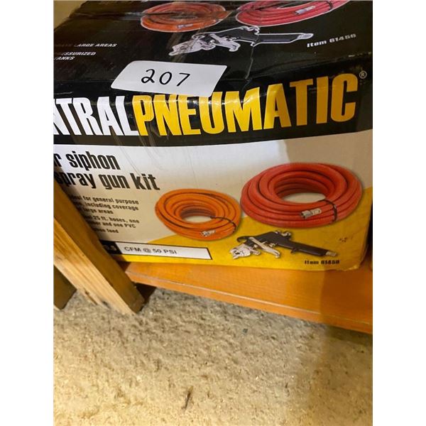 CENTRAL PNEUMATIC AIR SIPHON SPRAY GUN KIT