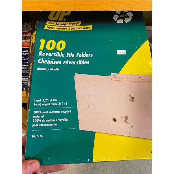 APPROX. 100 OFFICE FILE FOLDERS