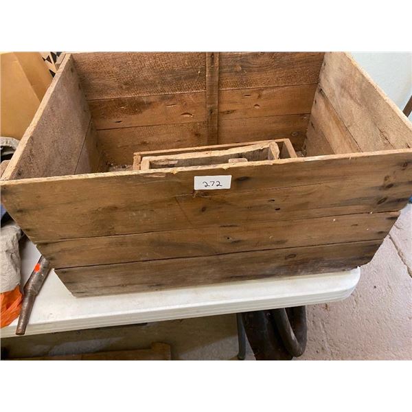3 OLD WOODEN BOXES