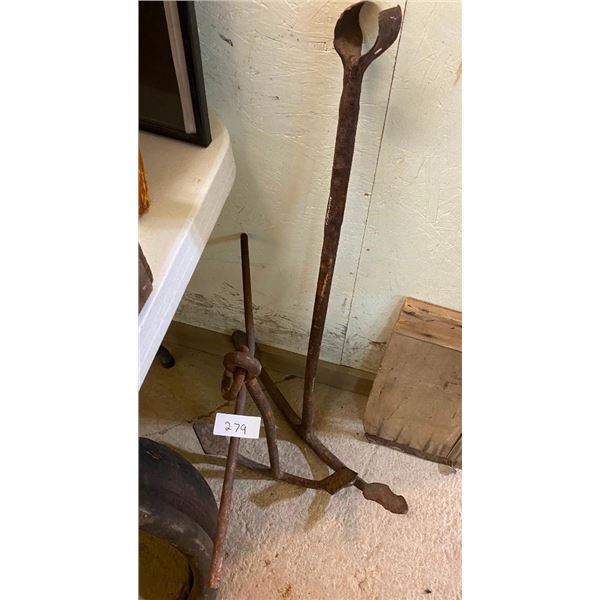 TWO BOAT ANCHORS