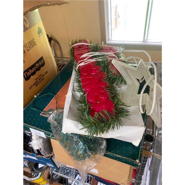 LIGHTED CHRISTMAS DECORATIONS
