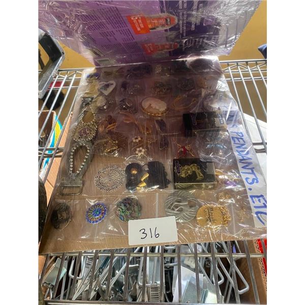 PINS, PENDANTS, ETC.