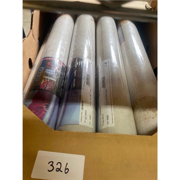 APPROX. 9 ROLLS OF WALL PAPER - SEE PIC. FOR SIZE