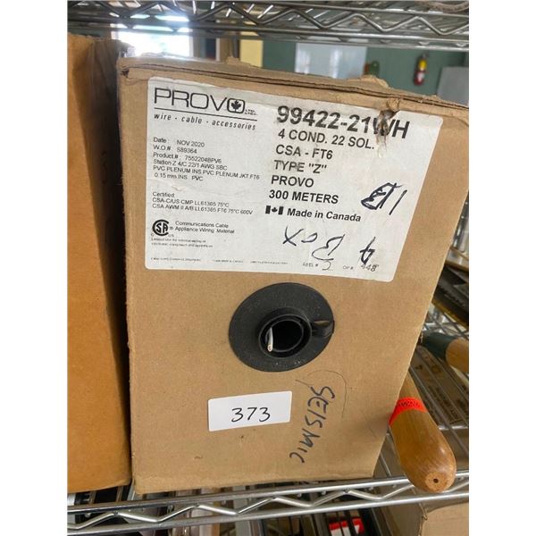 BOX OF CABLE - SEE PIC. FOR INFO.