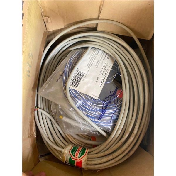 BOX OF CABLES