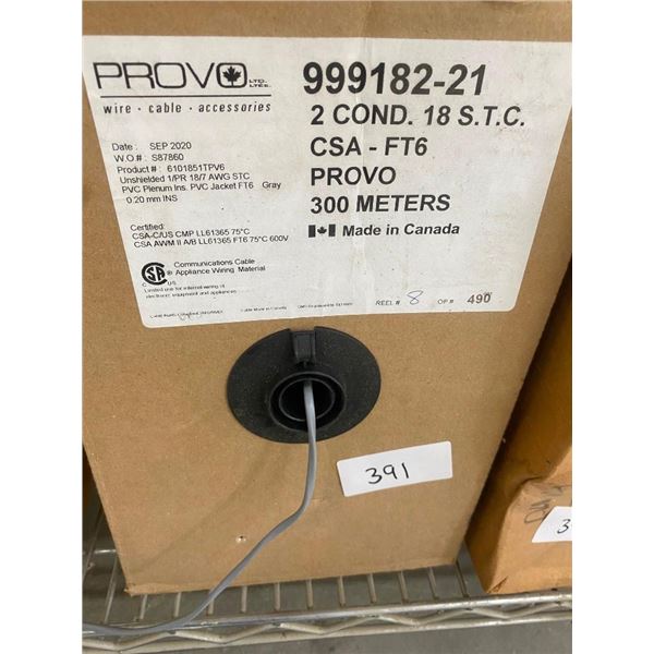 BOX OF CABLE - SEE PIC. FOR INFO.